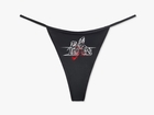 Sawblade logo G-string Black