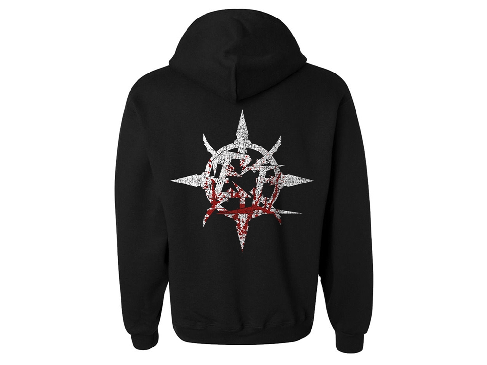 Sawblade logo Black Hoodie