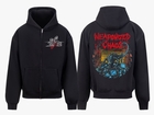 Weaponized Chaos Black Hooded zipper