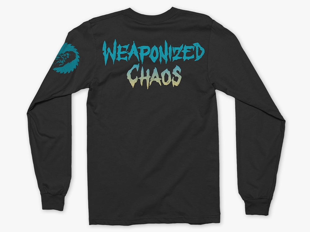 Weaponized Chaos Black Longsleeve T-shirt