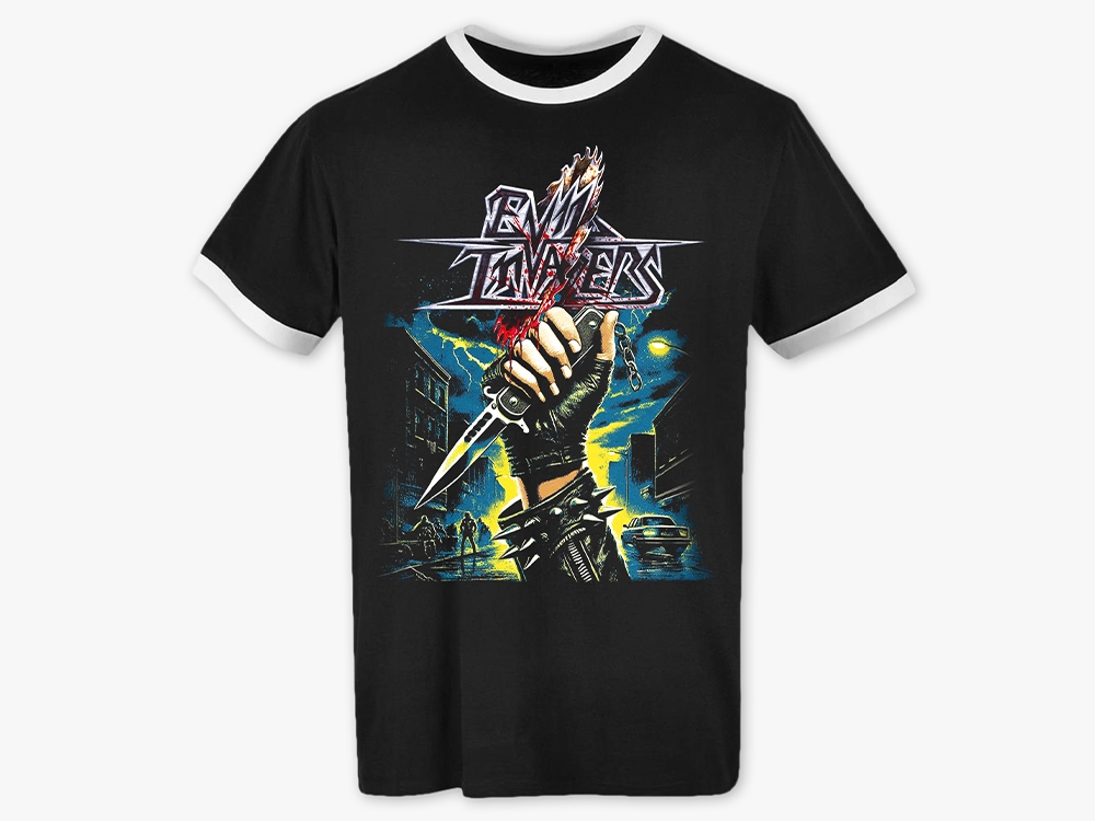 D.S.S. Ringer Black T-shirt