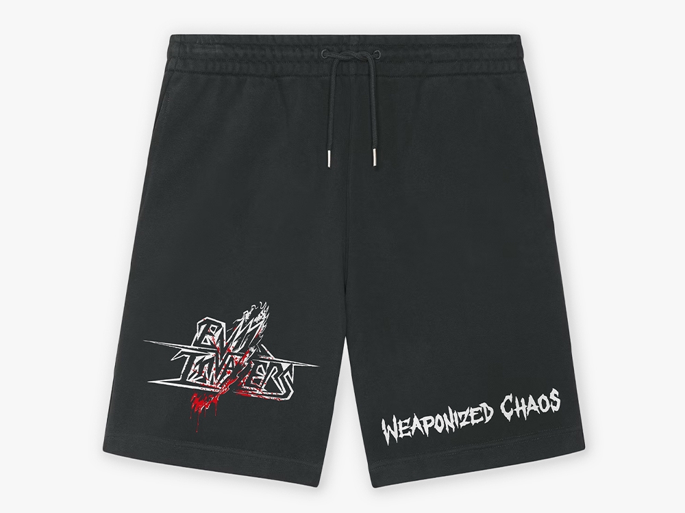 Weaponized Chaos Black Shorts