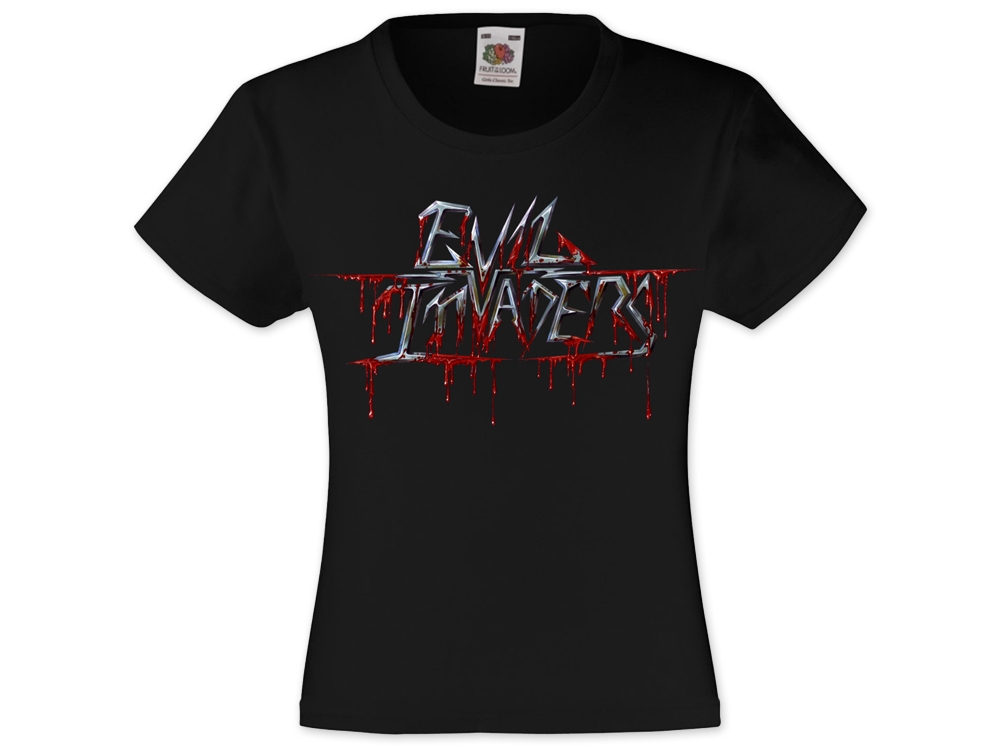 Feed Me Violence Girlie Black T-Shirt