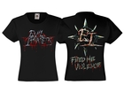 Feed Me Violence Girlie Black T-Shirt