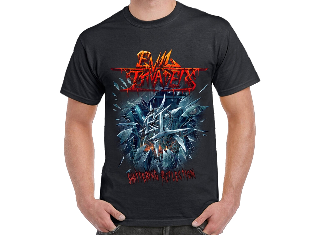 Shattering Reflection Black T-Shirt