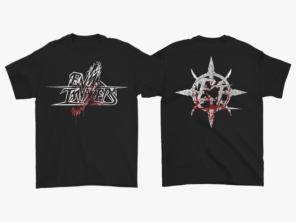 Sawblade logo Black T-shirt