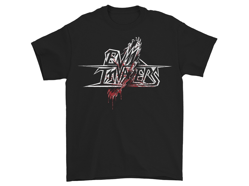 Sawblade logo Black T-shirt