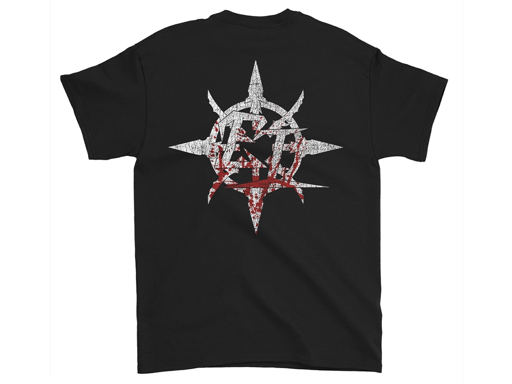 Sawblade logo Black T-shirt